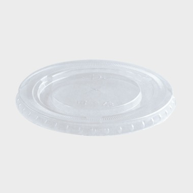 투명 PET컵 뚜껑 평판 타공 (98파이) / 직발송